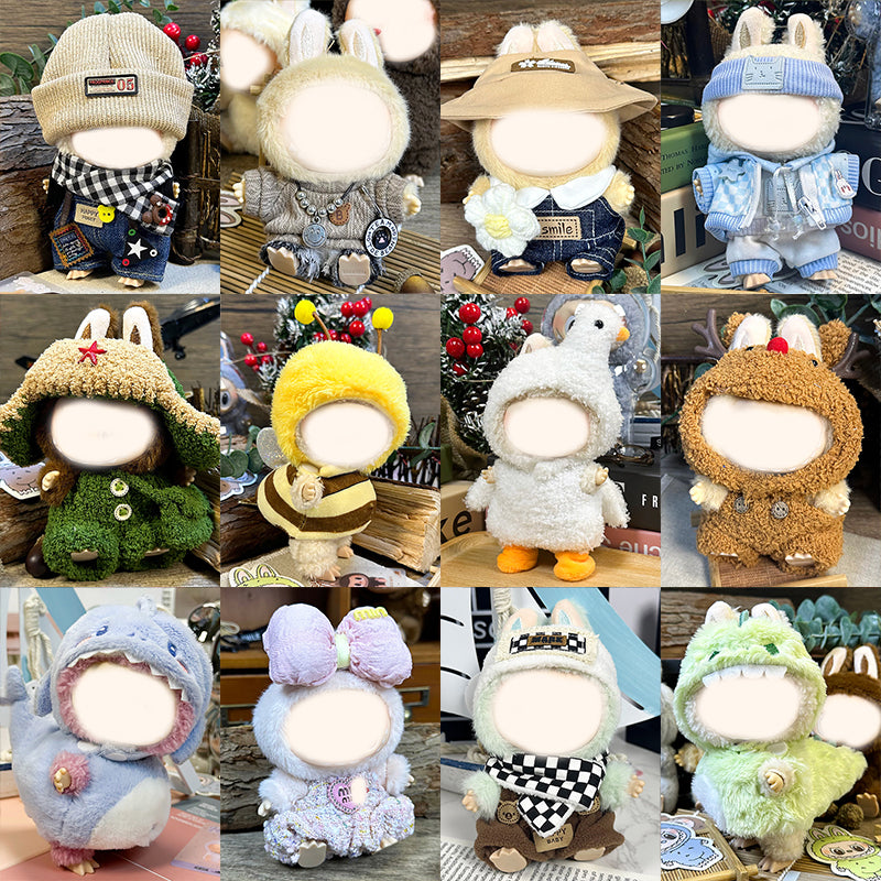 02 Series Labubu TikTok Viral Hit Clothing Set with Accessories