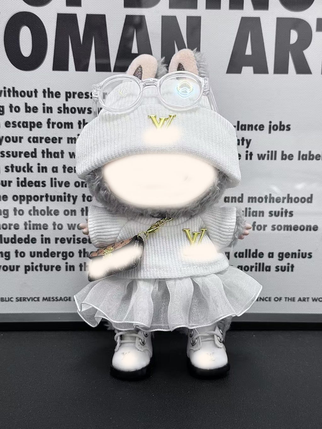LVV x Labubu TikTok Viral Hit Clothing Set with Accessories